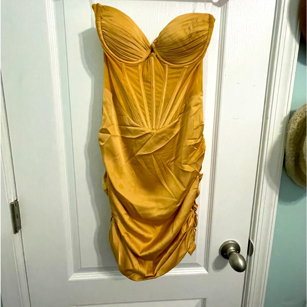 Gold dress